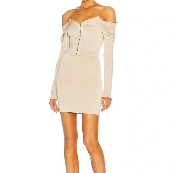 tuxedo mini dress Perah Halter Tuxedo Mini Dress